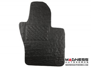 Jeep Renegade All Weather Floor Mats and Cargo Mat (set of 5) - Custom Rubber Woven Carpet - Black 